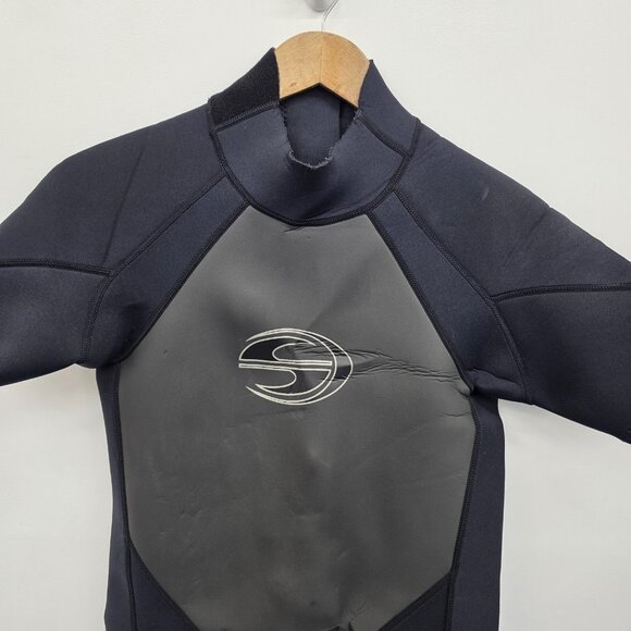 Deep See Mens S Black Short Sleeve Wetsuit Neoprene Surf Swim Diving Suit - Picture 6 of 16